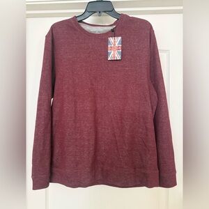 English Laundry Men’s Long Sleeve Shirt Large Port Wine - *NWT*